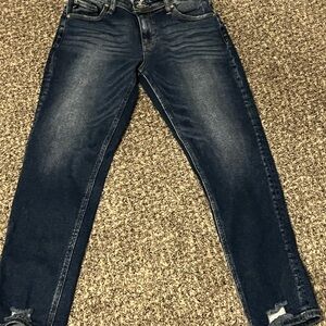 KanCan Dark Indigo Distressed Skinny Jeans